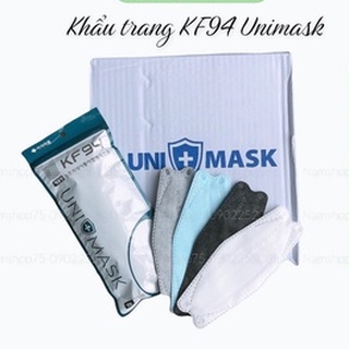 Bán sỉ thùng 300 chiếc khẩu trang y tế 4d mask kf94 unimask xịn chuẩn hãng