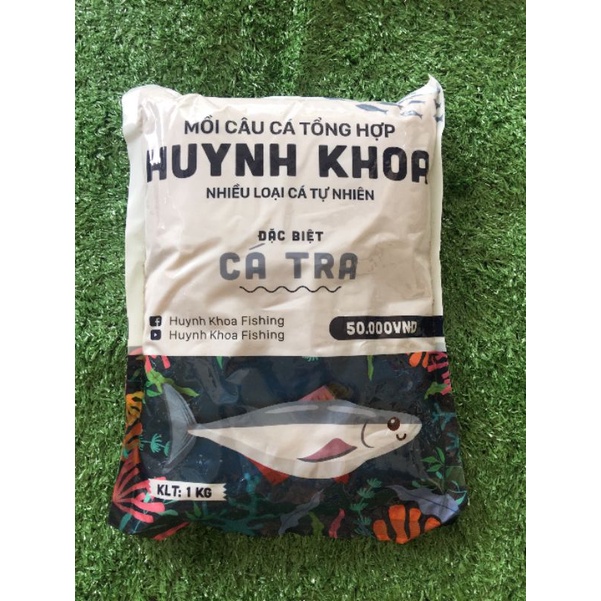 Cám câu cá tra Huỳnh khoa chính hãng 1kg