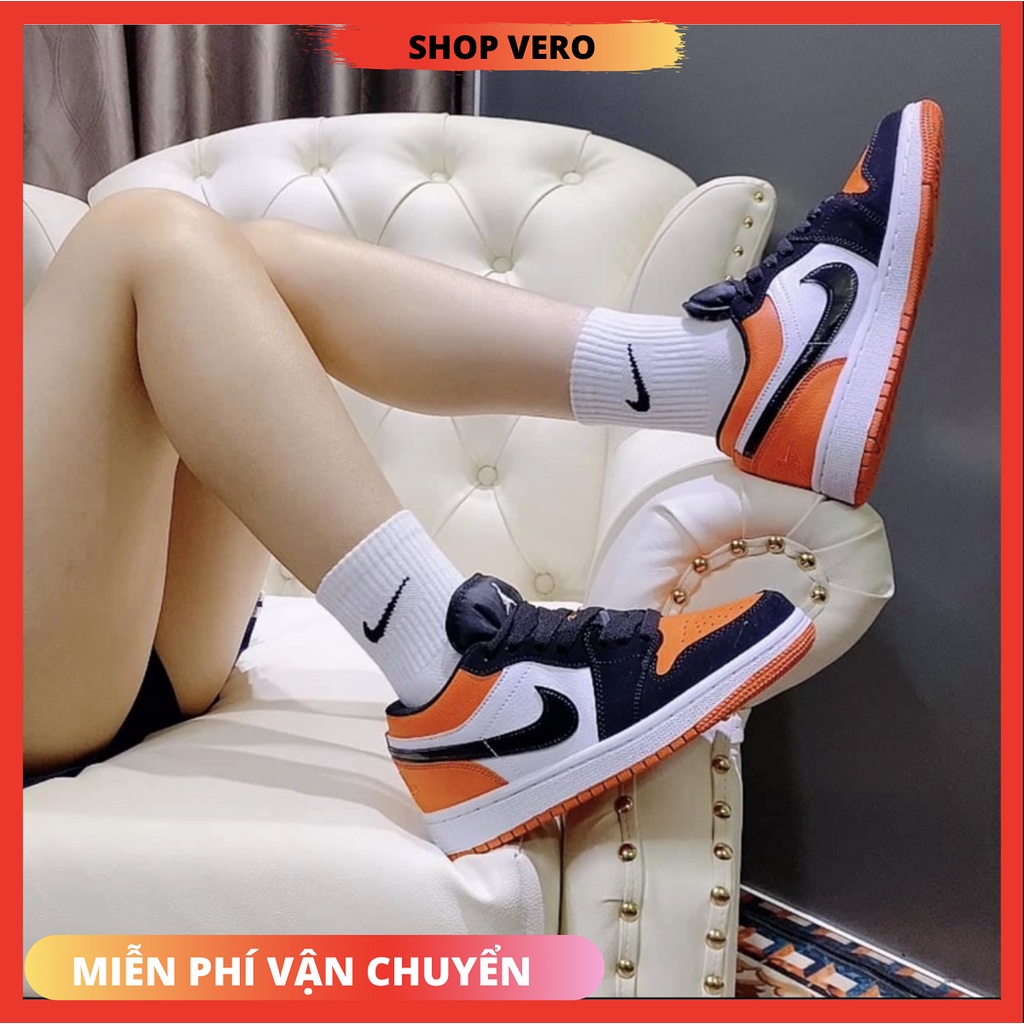 🔥 FREESHIP 🔥 Tất Nam Nữ Cổ Cao Thể Thao Unisex 16-18cm