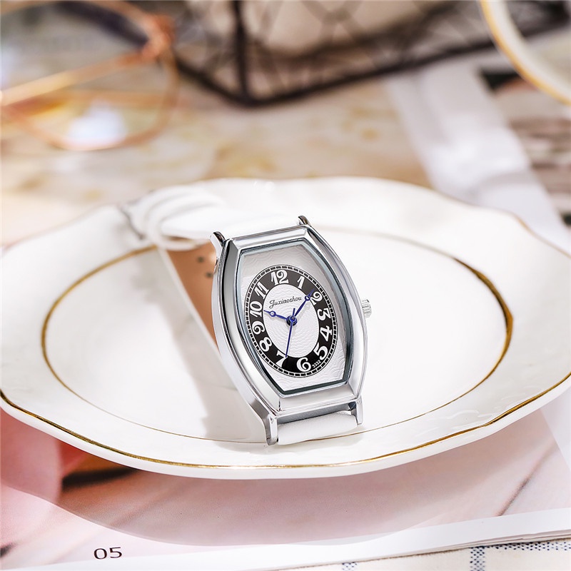 Đồng Hồ Đeo Tay Tonneau Dây Da Thời Trang Cho Nữ