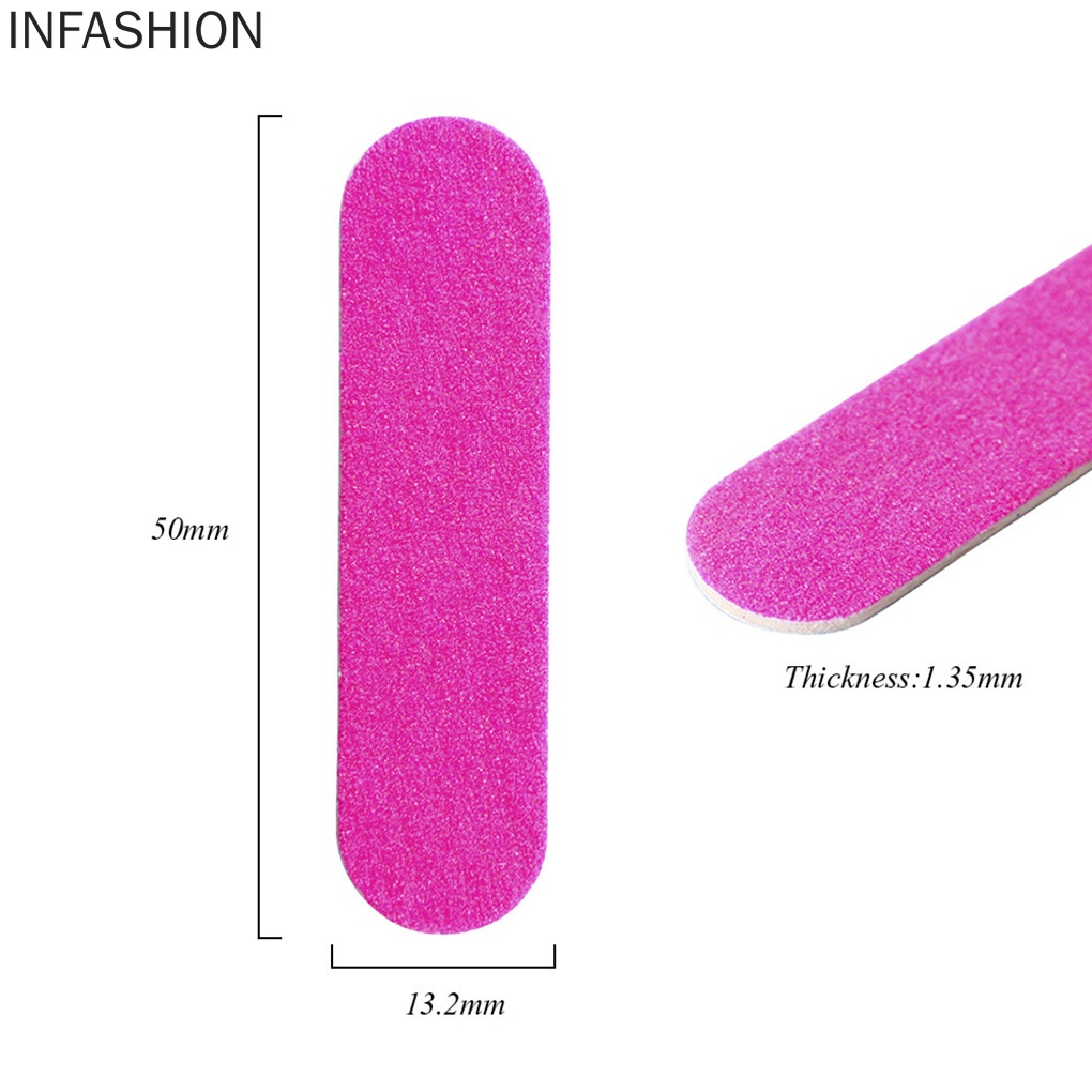 [Hàng mới về] 100 Cây dũa móng tay hai mặt chuyên nghiệp