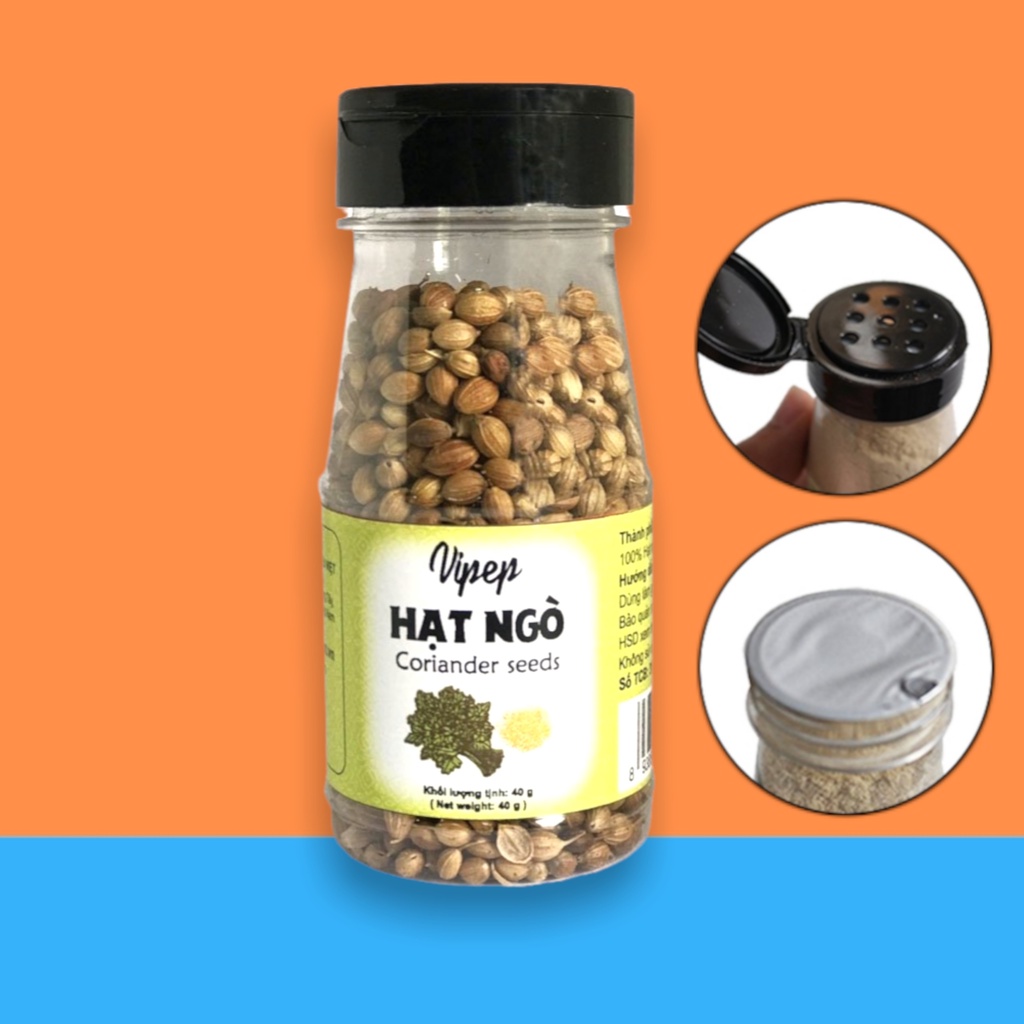 Hạt Ngò Vipep 30gr - Mùi thơm tự nhiên được sử dụng làm gia vị trong nhiều món ăn