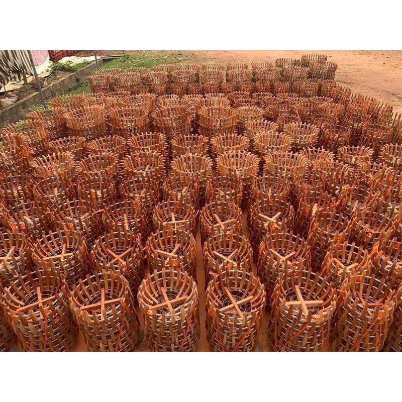 chậu gỗ nhãn f25