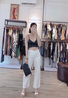 Quần jeans nữ baggy basic vintage