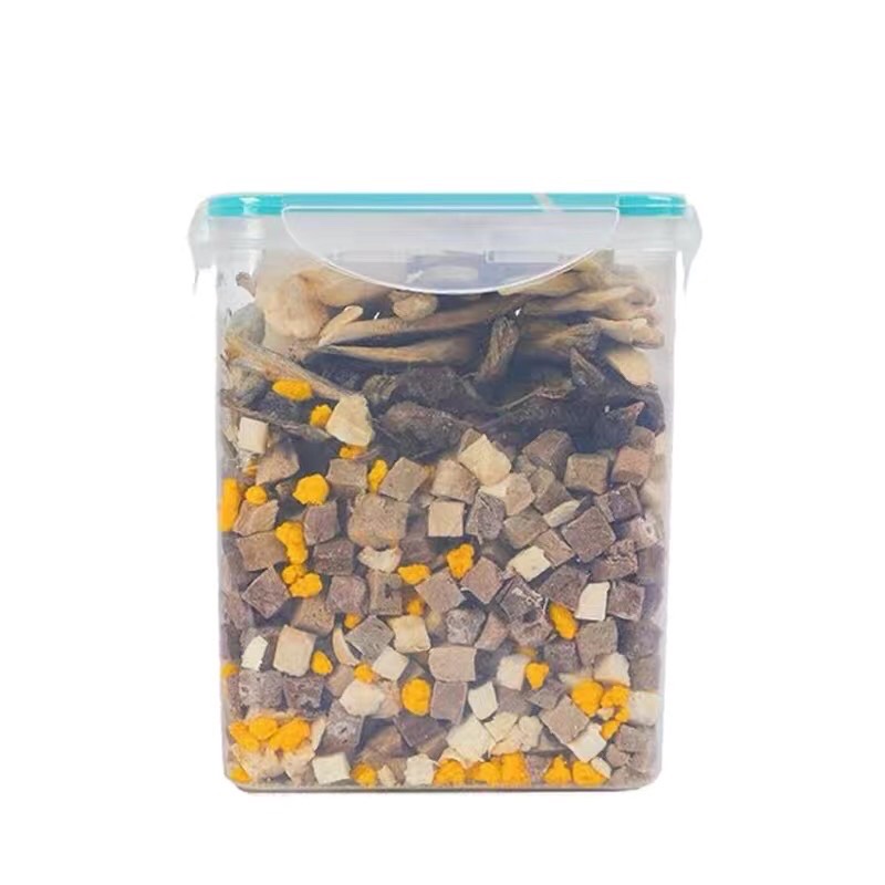 Thức Ăn Sấy Khô Hàng Loại 1 - Hỗn hợp 11 loại thịt cá dinh dưỡng (Gà, Vịt, Bò, Cá, Tôm, Chim cút, Trứng) Sấy Đông Khô