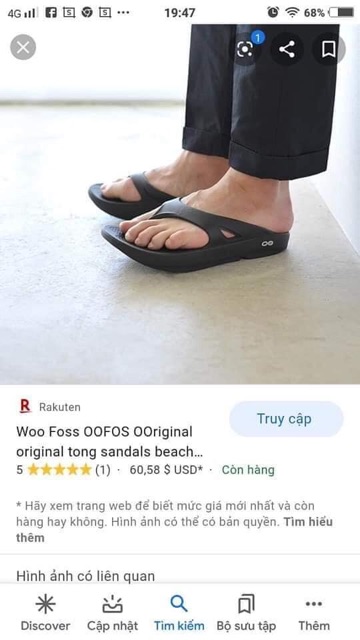 Dép Oofos xvnk Nhật Bản bao phê