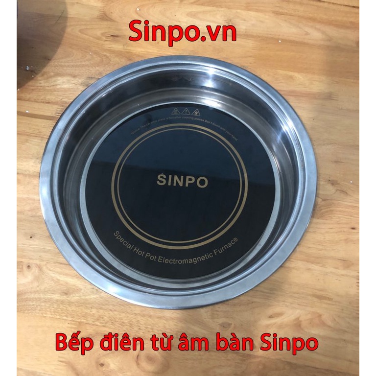 Bếp từ lẩu âm bàn tròn SINPO chuyên dùng cho nhà hàng công suất 2000W