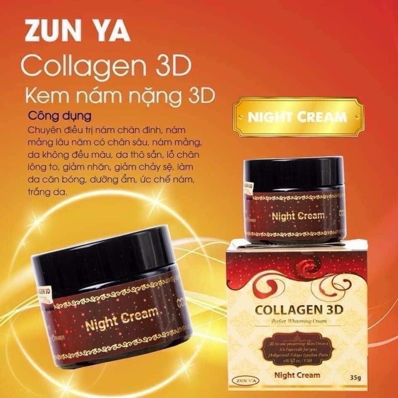 Kem Nám Zun Ya 3D Collagen Nhật Bản