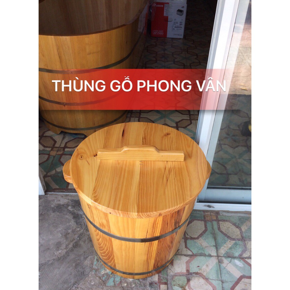 Thùng gỗ đựng gạo Hà Nội