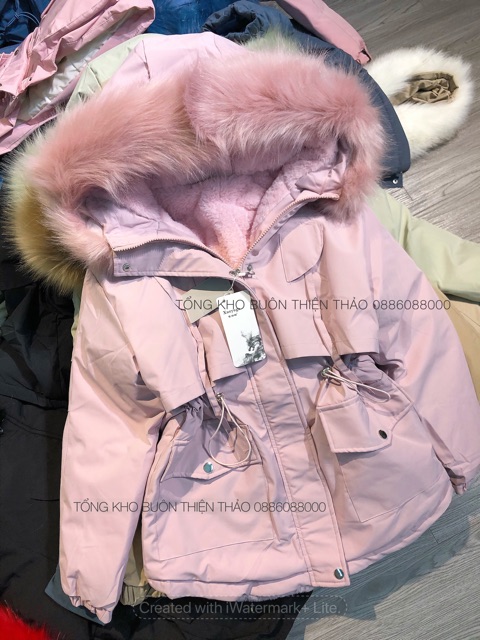 Áo phao lót lông rút eo ( KÈM VIDEO ẢNH THẬT CỦA SHOP ) | BigBuy360 - bigbuy360.vn