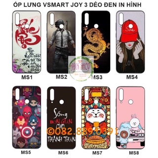 [hot] Ốp lưng vsmart joy 3 dẻo đen in hình đẹp, bền (PHAN B)