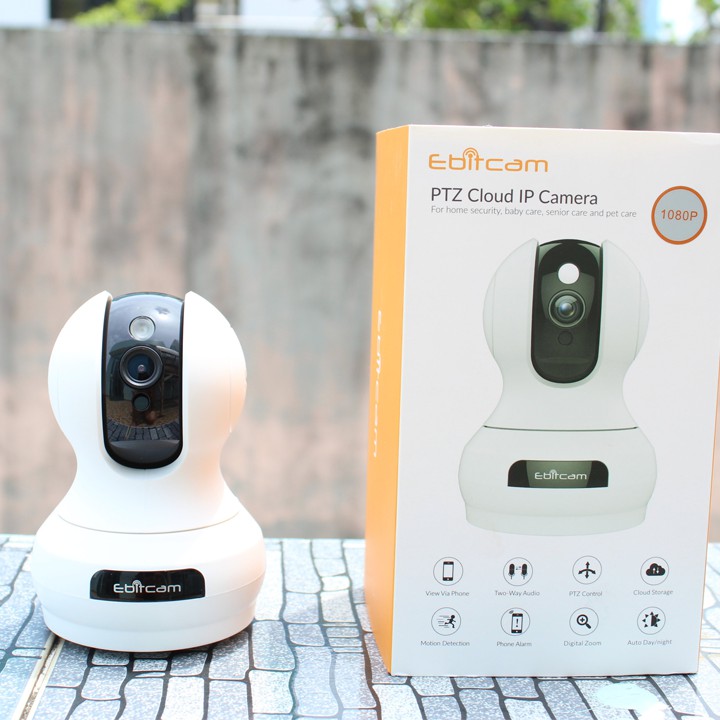 [EBITCAM] Camera Ip Wifi EbitCam E3 2MPX Full HD 1080P Cloud Miễn Phí 1 Năm