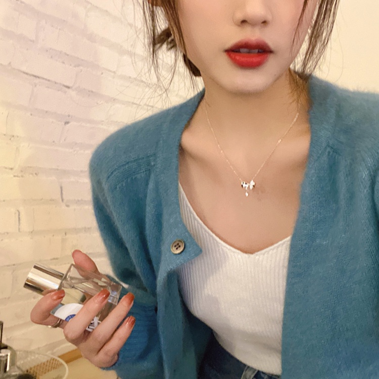 Vòng cổ Mặt Hình Nơ Họa Tiết Kẻ Ô