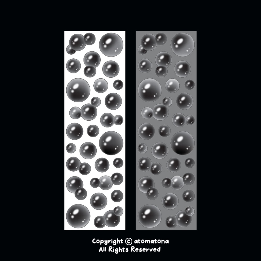 Sticker tròn nhiều màu bong bóng dễ thương