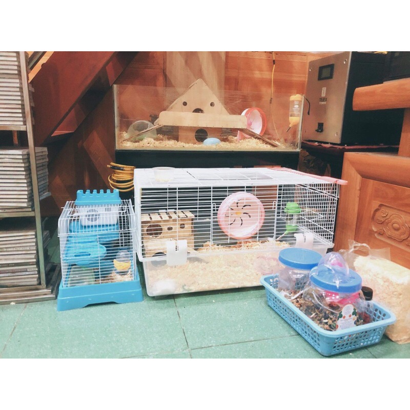 [Mã PET50K giảm Giảm 10% - Tối đa 50K đơn từ 250K] (có sẵn)lồng đại 60cm cho hamster size trong suốt