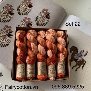 Chỉ thêu cottton cuôn 50m
