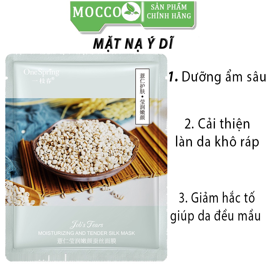 Mặt nạ trắng da dưỡng ẩm cấp ẩm mờ thâm giảm mụn kiềm dầu mask nội địa cao cấp ngũ cốc nội địa trung MOCCO OSMN001