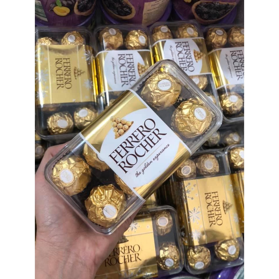 Socola Ferraro Rocher hộp 200 gr 16 viên của Đức