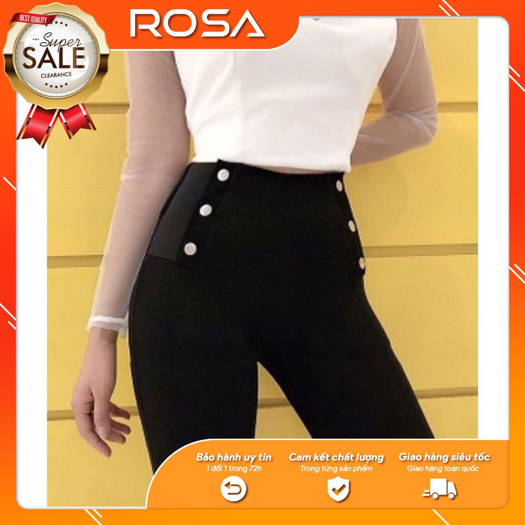 Quần Tregging Gen Bụng 6 Khuy Cá Tính Bản Hot Hit 2020 ROSA