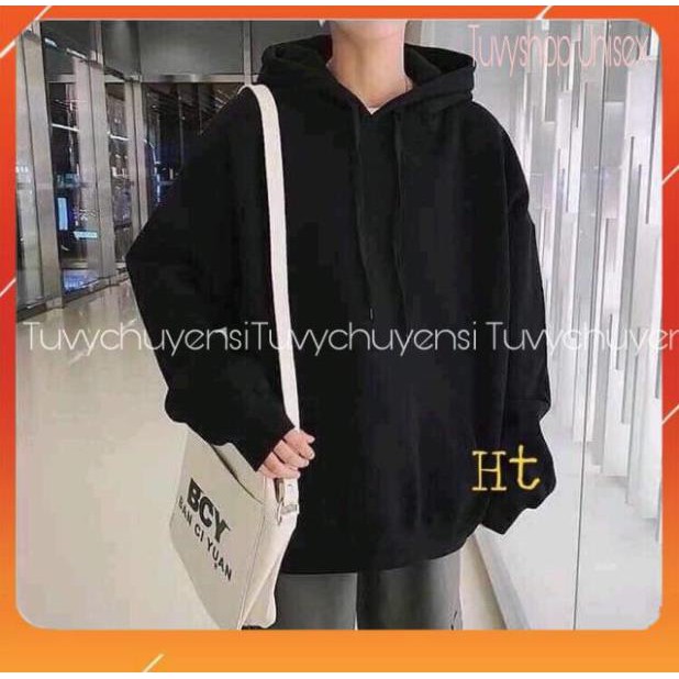 ❤KÈM VIDEO❤Áo hoodie nỉ trơn basic