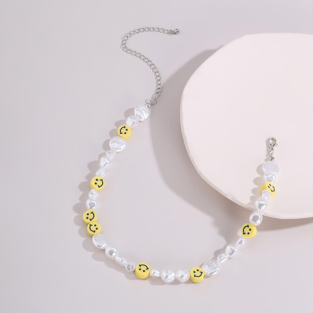 LILYES Vòng cổ Baroque Mặt Cười