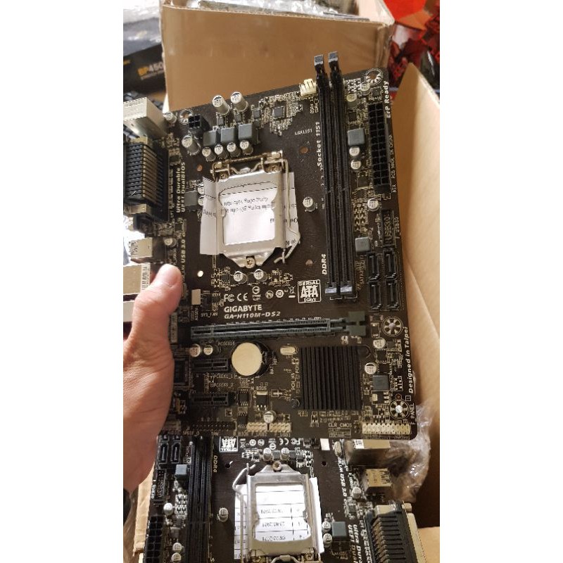 Main Gigabyte H110M-DS2 (Chipset Intel H110/ Socket LGA1151/ VGA onboard/2 khe RAM DDR4) - Bảo hành 12 Tháng