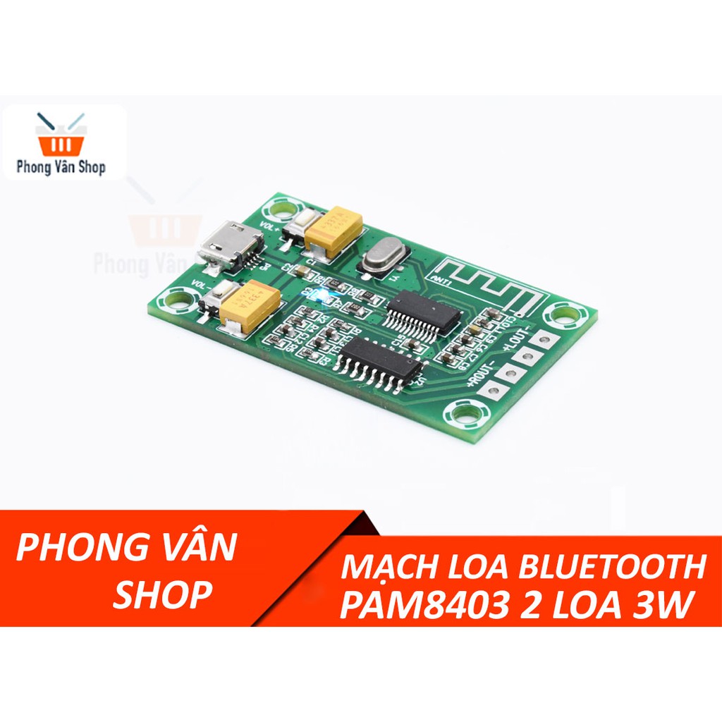 Mạch âm thanh Bluetooth tích hợp sẵn PAM8403 2x3W