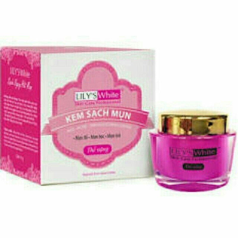Kem Mụn Lily’s White thể nặng ( mụn bọc mụn mủ )