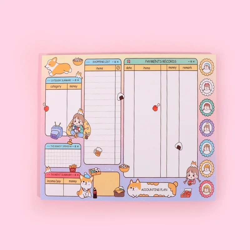 Sổ kế hoạch Ngày/Tháng - Sổ Planner cỡ lớn