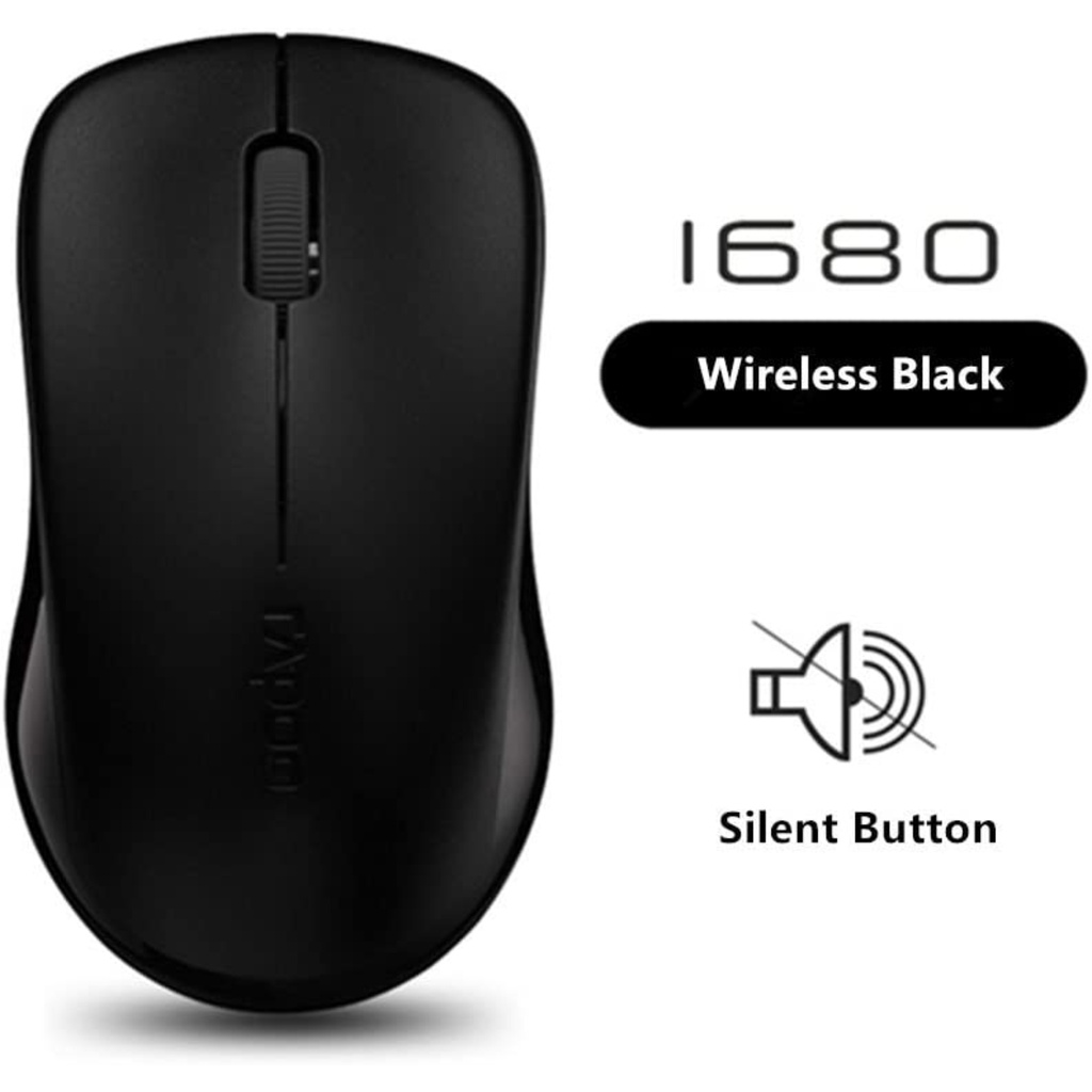 Chuột Không Dây Rapoo M1680 Silent - Chính Hãng Bảo Hành 2 Năm 1 Đổi 1