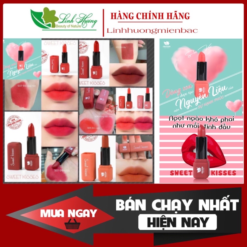 Son môi Sweet Kisses Linh Hương