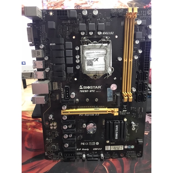 Main Asrock H110 Pro BTC+ /Biostar TB250 BTC cũ
