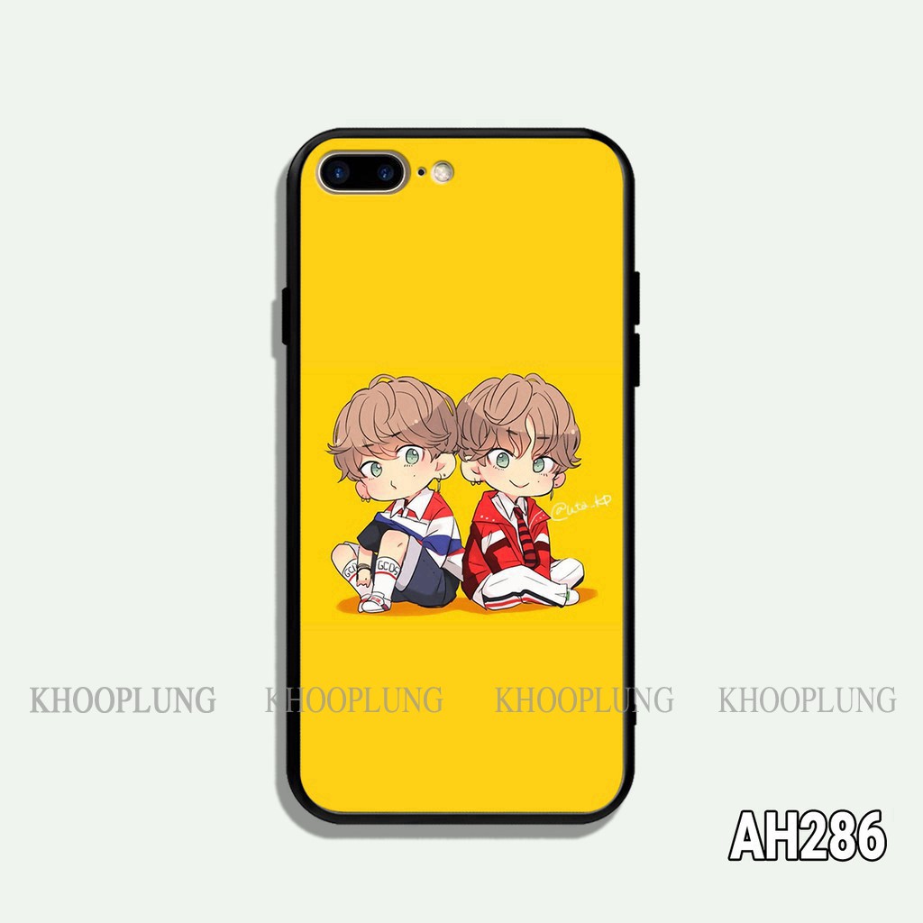 [SALE] Ốp lưng iPhone 7 Plus - iPhone 8 Plus in hình idol BTS Taehyung Jimin Jungkook