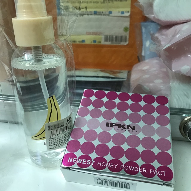 Combo nước xịt thơm Lavender +phấn phủ IPKN Hàn Quốc