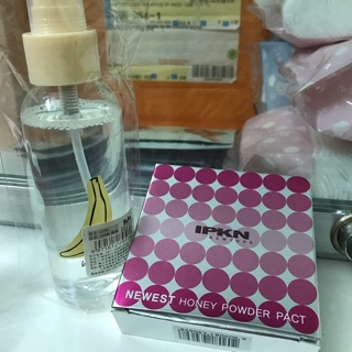 Combo nước xịt thơm Lavender +phấn phủ IPKN Hàn Quốc