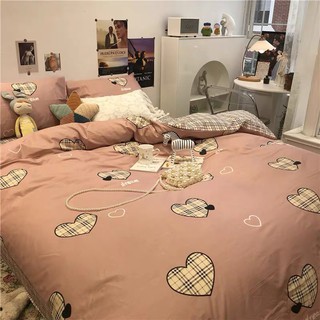 Bộ chăn ga gối cotton poly nhập khẩu