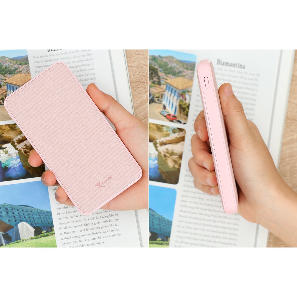 Pin sạc dự phòng Polymer 10.000mAh Type C PD QC3.0 Xmobile P68D
