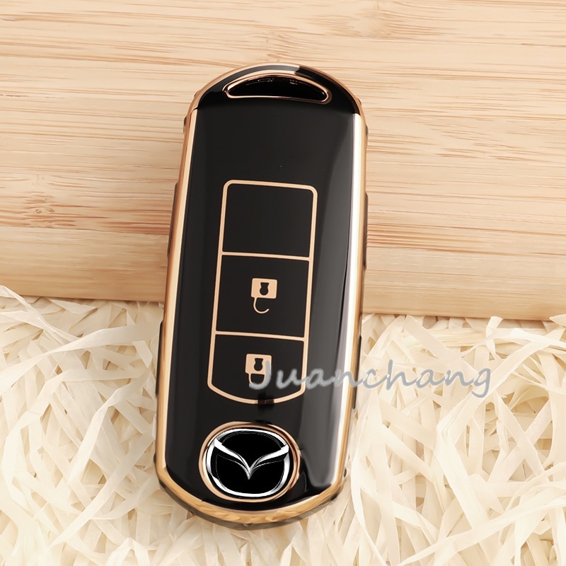 Ốp chìa khoá BAO CHÌA KHOÁ XE Mazda2, Mazda3, Mazda6, Mazda Cx5 _ mazda Cx8 SILICON MẠ BẠC