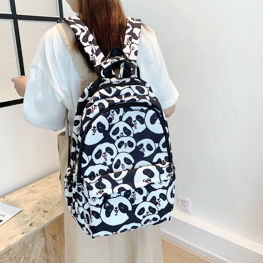 Ba Lô Đi Học/Du Lịch In Họa Tiết Hoạt Hình Phong Cách Nhật Hàn Thời Trang Cho Nữ