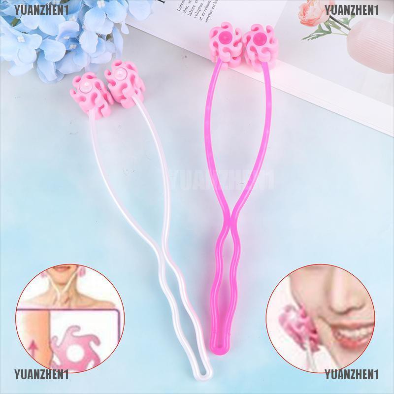 [YUANZHEN1] Cây Lăn Massage Mặt Tạo Hình Hoa Mận