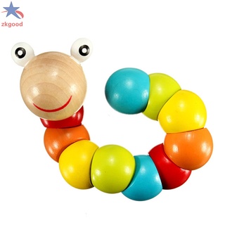 Đồ Chơi Con Sâu Bằng Gỗ Dễ Thương Cho Bé