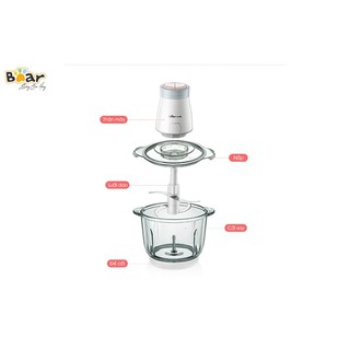 Máy Xay Thịt Đa Năng 2L Bear QSJ-B02Q1