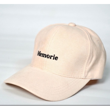Mũ Lưỡi Trai Cotton Thêu Chữ Memorie Thời Trang Dành Cho Nam Và Nữ