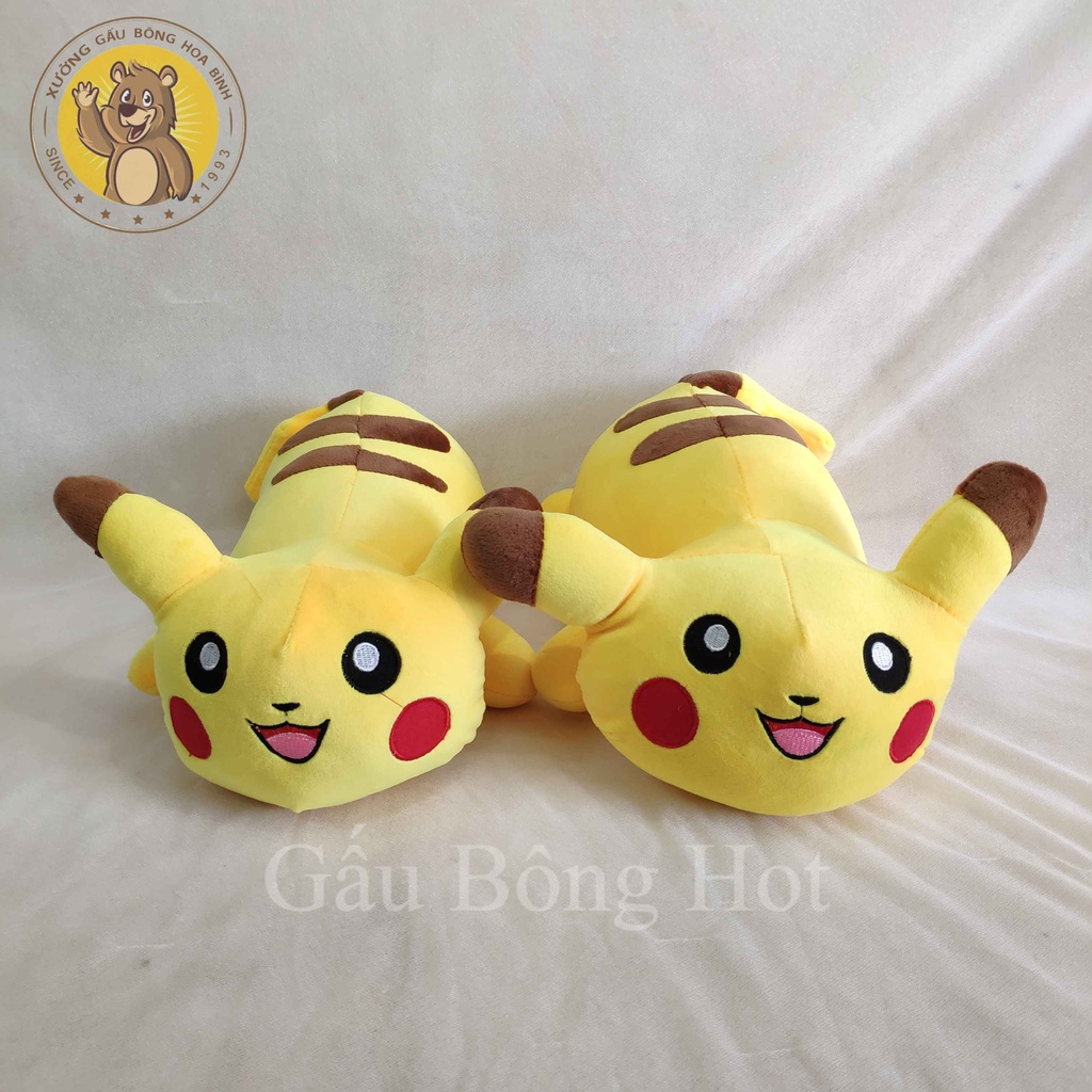 Gấu Bông Pikachu Dáng Nằm dễ thương ❤️Xưởng Gấu Hoa Bình❤️