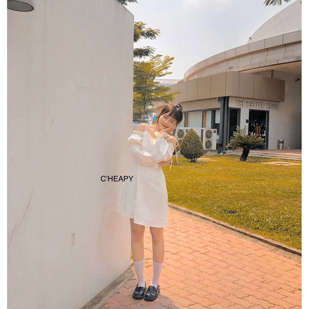 Đầm trễ vai Lisa | BigBuy360 - bigbuy360.vn