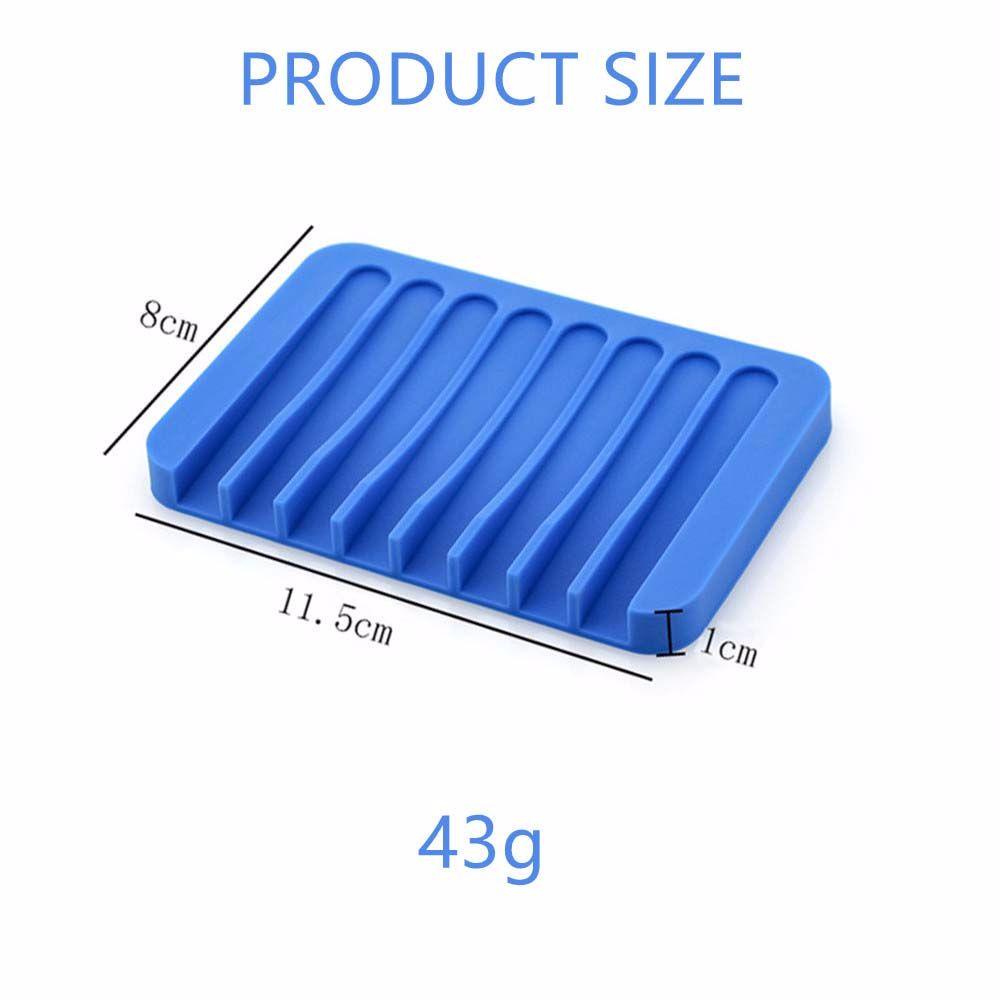 Khay Đựng Xà Phòng Bằng Silicone Bền Thoát Nước