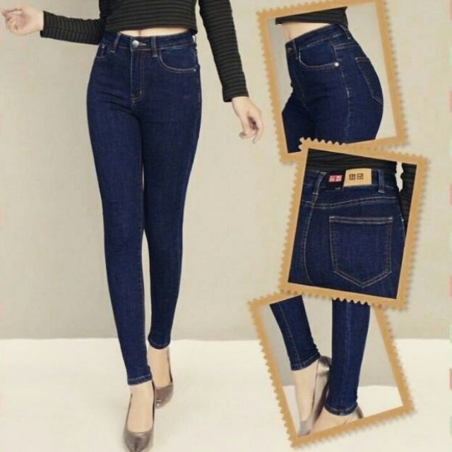 Quần jean nữ lưng cao SIZE 26 ĐẾN 35 co giãn mạnh Q03 | WebRaoVat - webraovat.net.vn