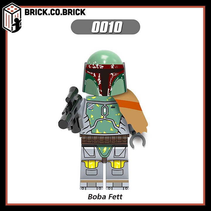 G0102 - Đồ chơi lắp ráp mô hình lego và minifigure Chiến tranh giữa các vì sao Star Wars: Mandalorian.