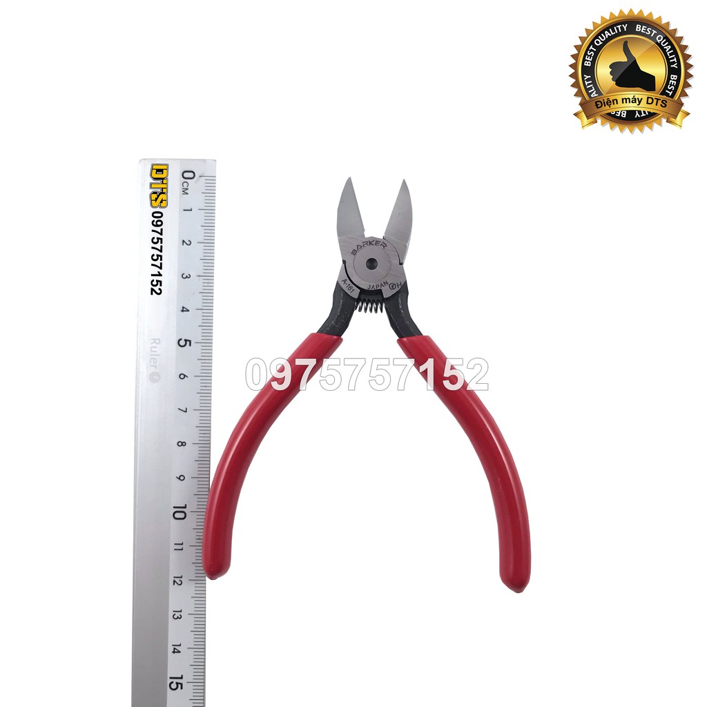 Kìm cắt mini kỹ thuật 5 inch BARKER JAPAN A-161 - Cắt dây điện, cắt nhựa và linh kiện chuyên dụng