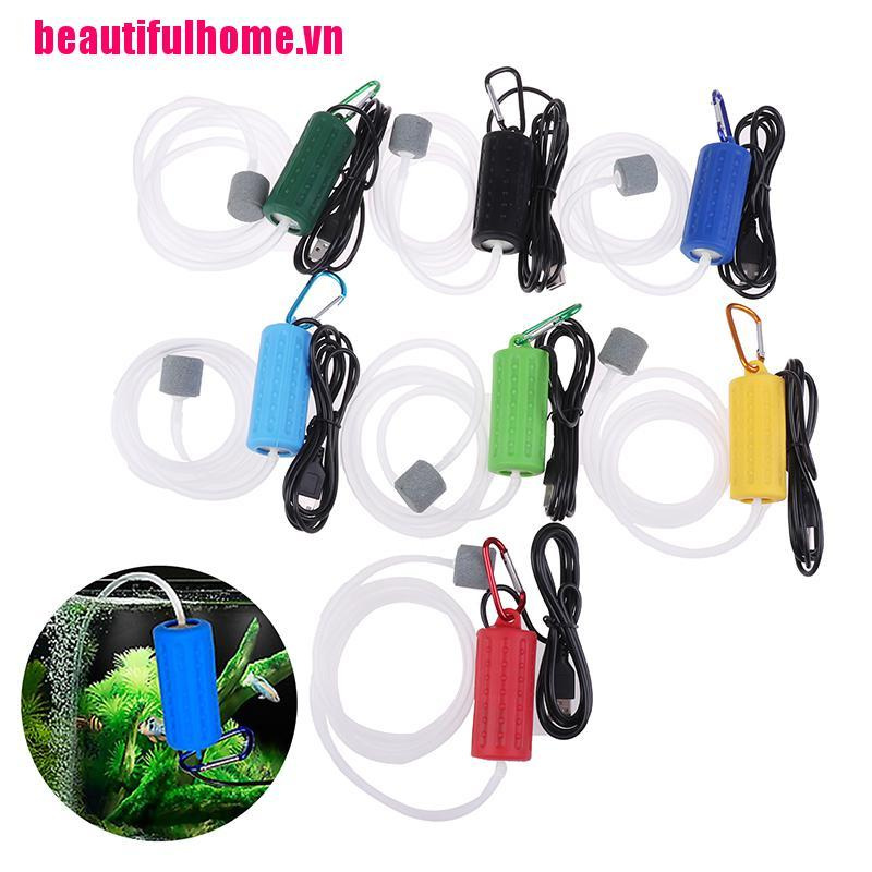 Máy Bơm Oxy Mini Cổng Usb Cho Bể Cá